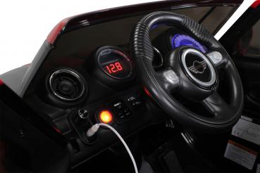 Kinder Elektroauto Mini Cooper Paceman Lizenziert 2x45 Watt Motor Schwarz - Elektro Auto Elektroauto Kinderauto